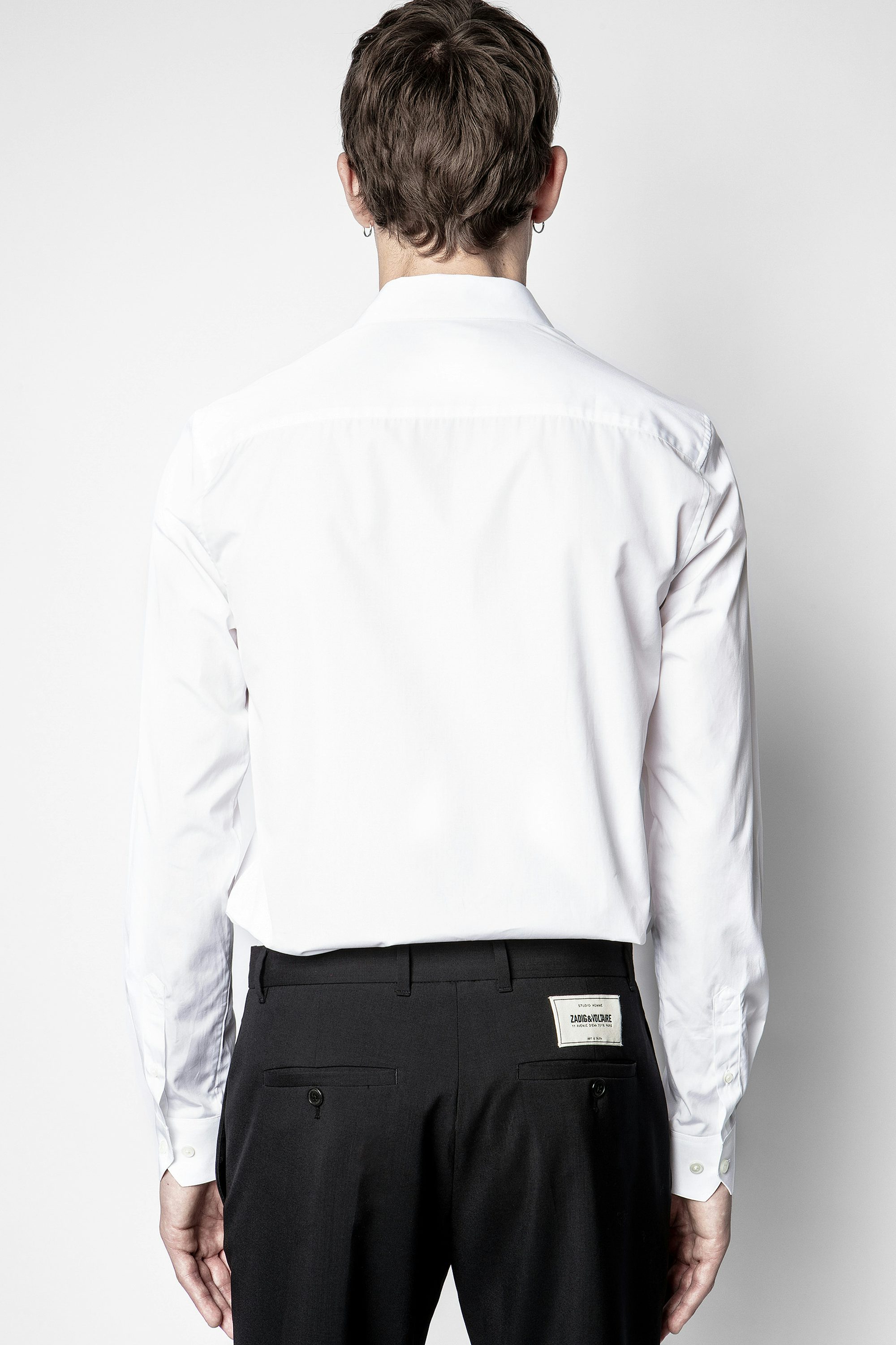 Camisa Sydney Pop - Camisa blanca para hombre.